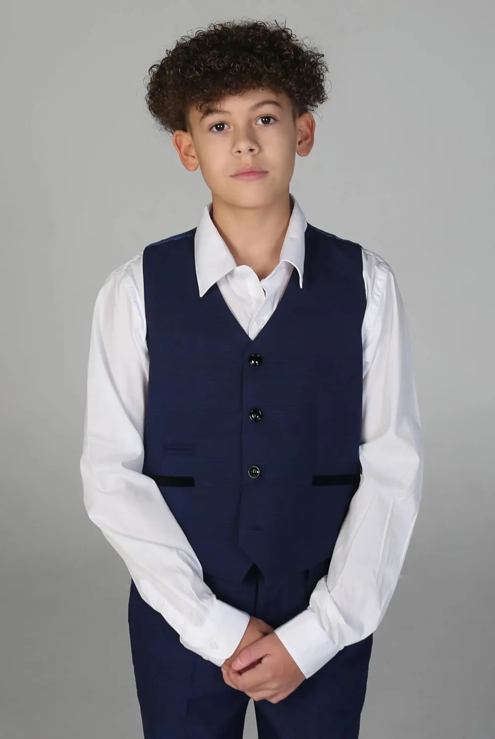 Mens Boys Plaid Check Suit Tailored Fit Classic Retro Formal Wedding Father and Son Set