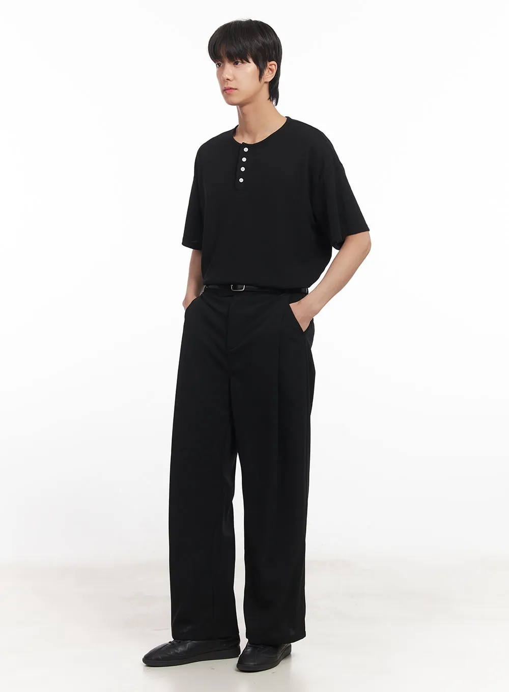Men's Cooling Wide-Fit Tailored Pants IA510