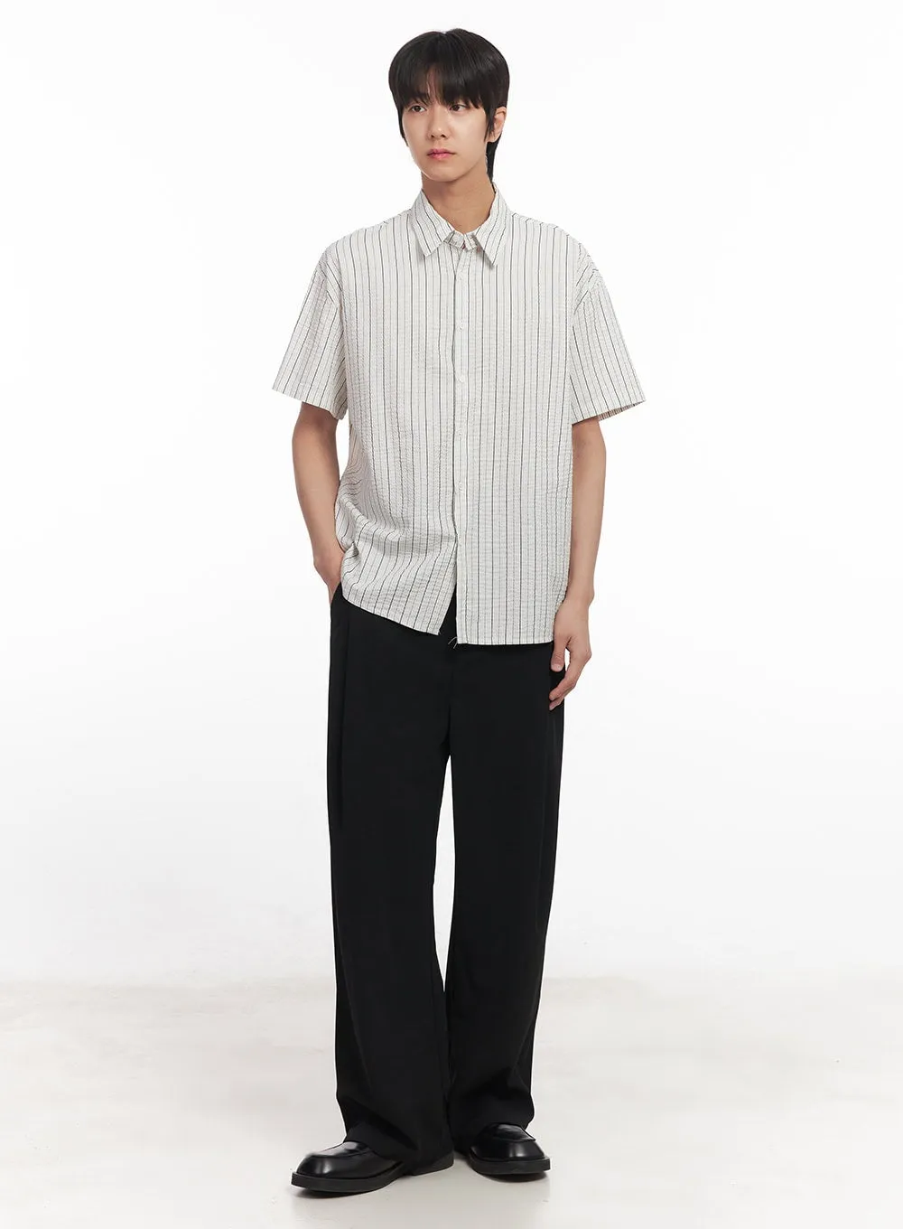 Men's Cooling Wide-Fit Tailored Pants IA510