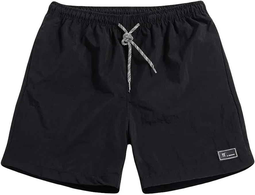 Mens Gym Workout Shorts Quick Dry Drawstring Elastic Waist Athletic Running Shorts Lightweight Sports Hiking Travel Shorts