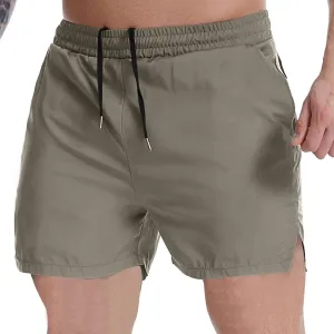 Men's Lightweight Athletic Shorts Quick Dry Gym Workout Shorts Elastic Waistband Basketball Running Shorts Pockets