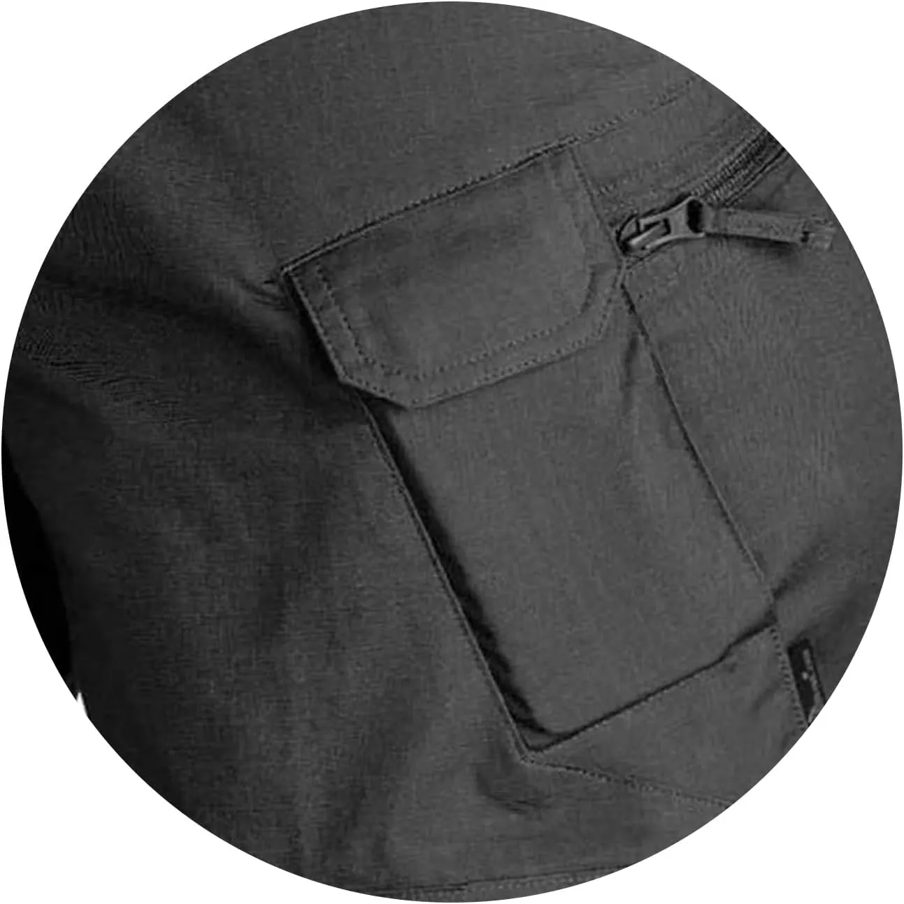 Mens Military Tactical Shorts Flat Front Combat Cargo Shorts Moisture Quick Dry Hiking Pants with Multiple Pockets