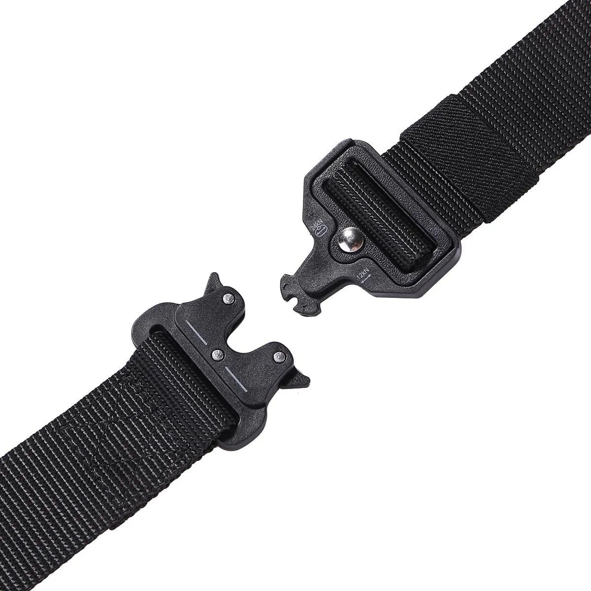 Nylon Belts for Men 1.5inch Military Tactical Belt Adjustable Slide Plastic Buckle Web Canvas Belt Outdoor