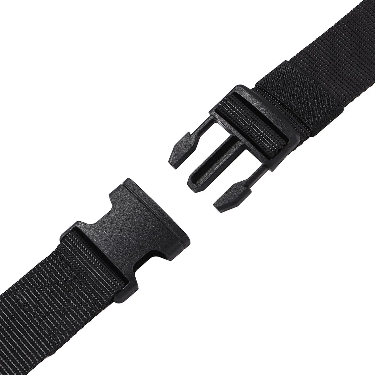 Nylon Belts for Men 1.5inch Military Tactical Belt Adjustable Slide Plastic Buckle Web Canvas Belt Outdoor