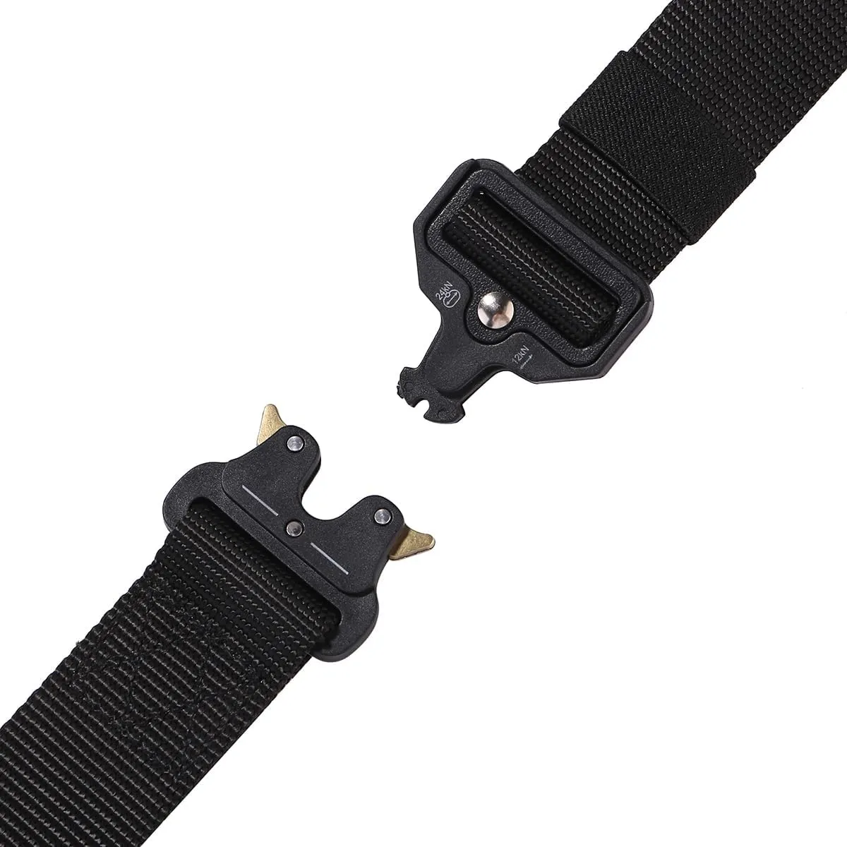 Nylon Belts for Men 1.5inch Military Tactical Belt Adjustable Slide Plastic Buckle Web Canvas Belt Outdoor