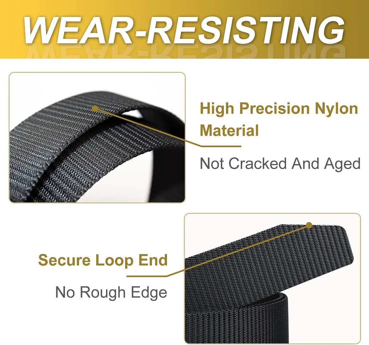 Nylon Belts for Men 1.5inch Military Tactical Belt Adjustable Slide Plastic Buckle Web Canvas Belt Outdoor