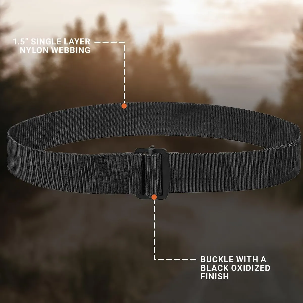 Propper Men's Tactical Belt with Metal Buckle