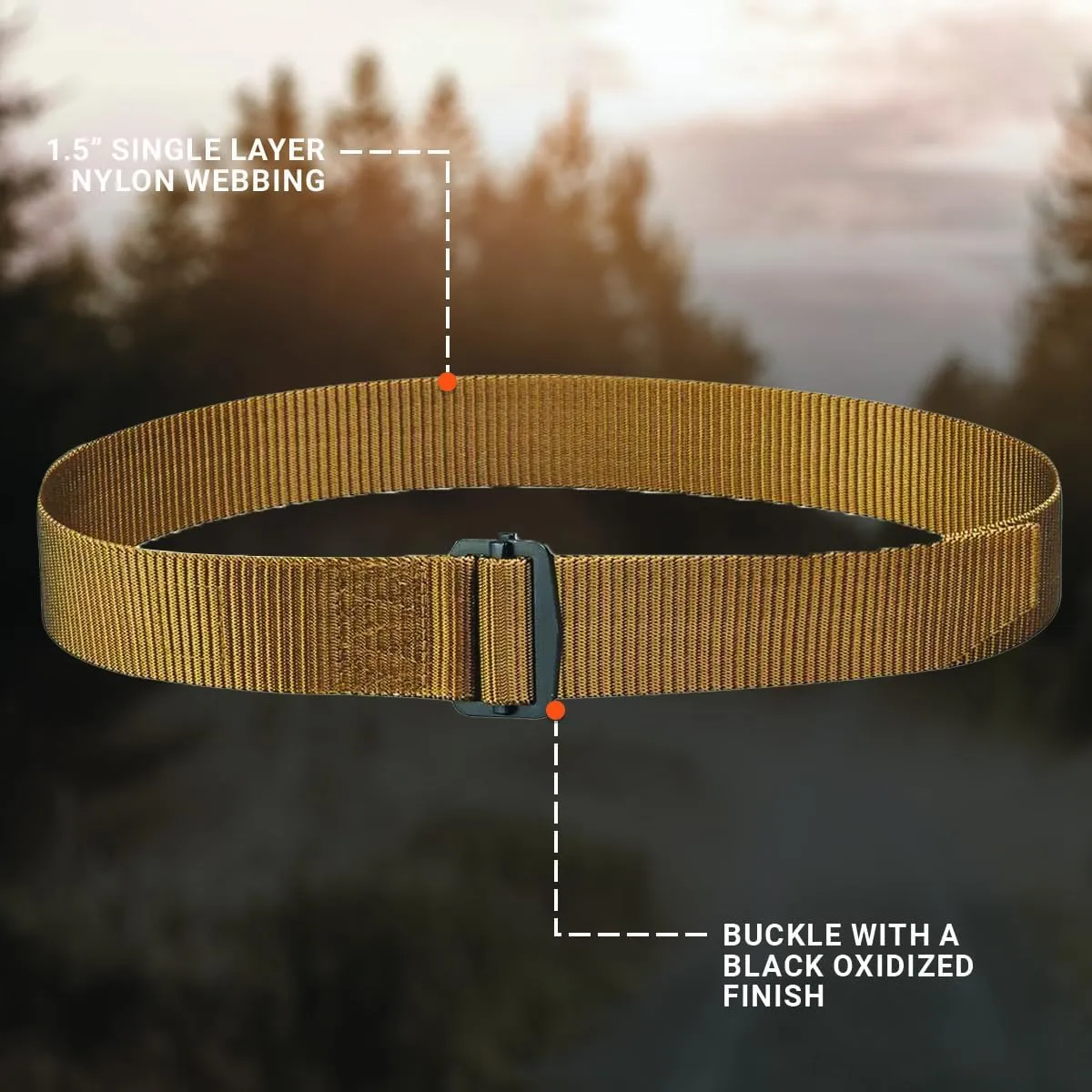 Propper Men's Tactical Belt with Metal Buckle