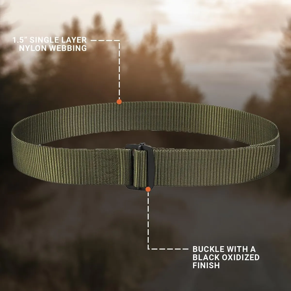 Propper Men's Tactical Belt with Metal Buckle