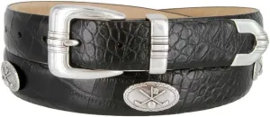 S5709_Genuine Full-Grain Cowhide Leather Designer Golf Dress Belt, 1-1/8"(30mm) Wide
