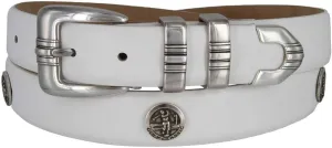 S5709_Genuine Full-Grain Cowhide Leather Designer Golf Dress Belt, 1-1/8"(30mm) Wide