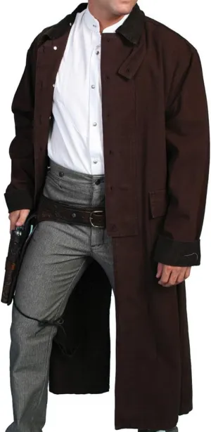 Scully Men's Long Canvas Jacket