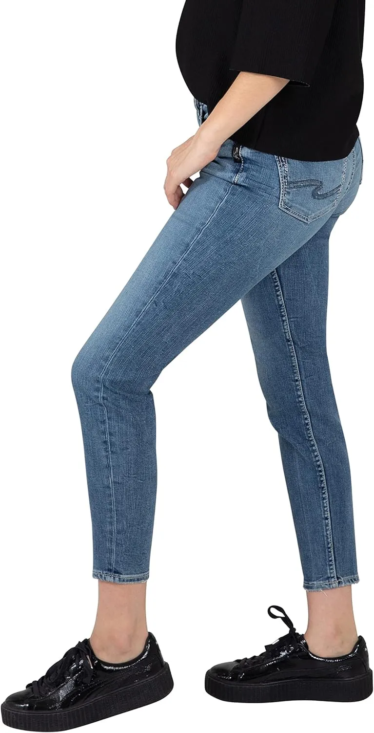 Silver Jeans Co. Women's Avery High Rise Curvy Fit Skinny Jeans