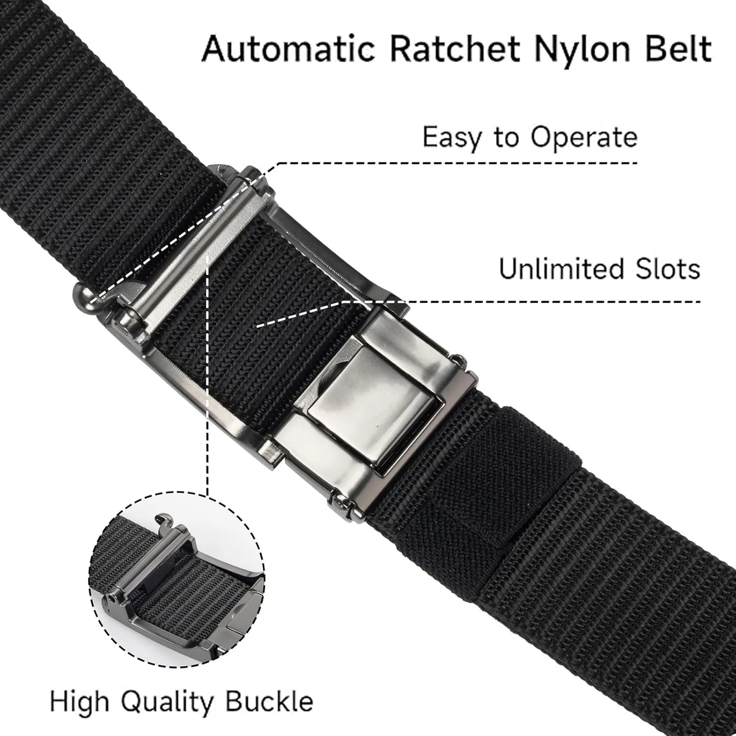 Tactical-Military-Men-Belt - Adjustable Nylon Webbing Canvas Web Belts with Alloy for Men Women