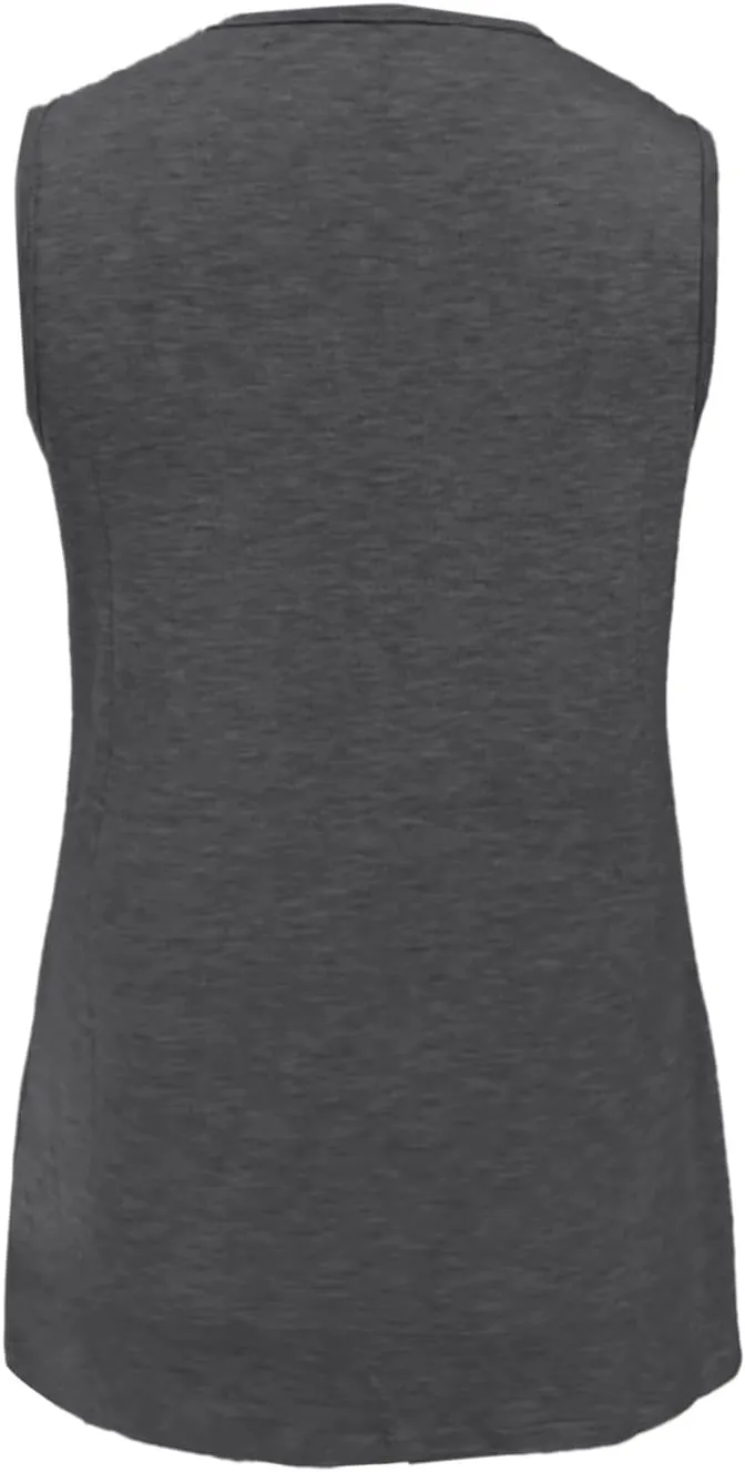 Tank Tops for Women Summer V Neck T-Shirts Dressy Casual Sleeveless Flowy Basic Tee Loose 2025 Vacation