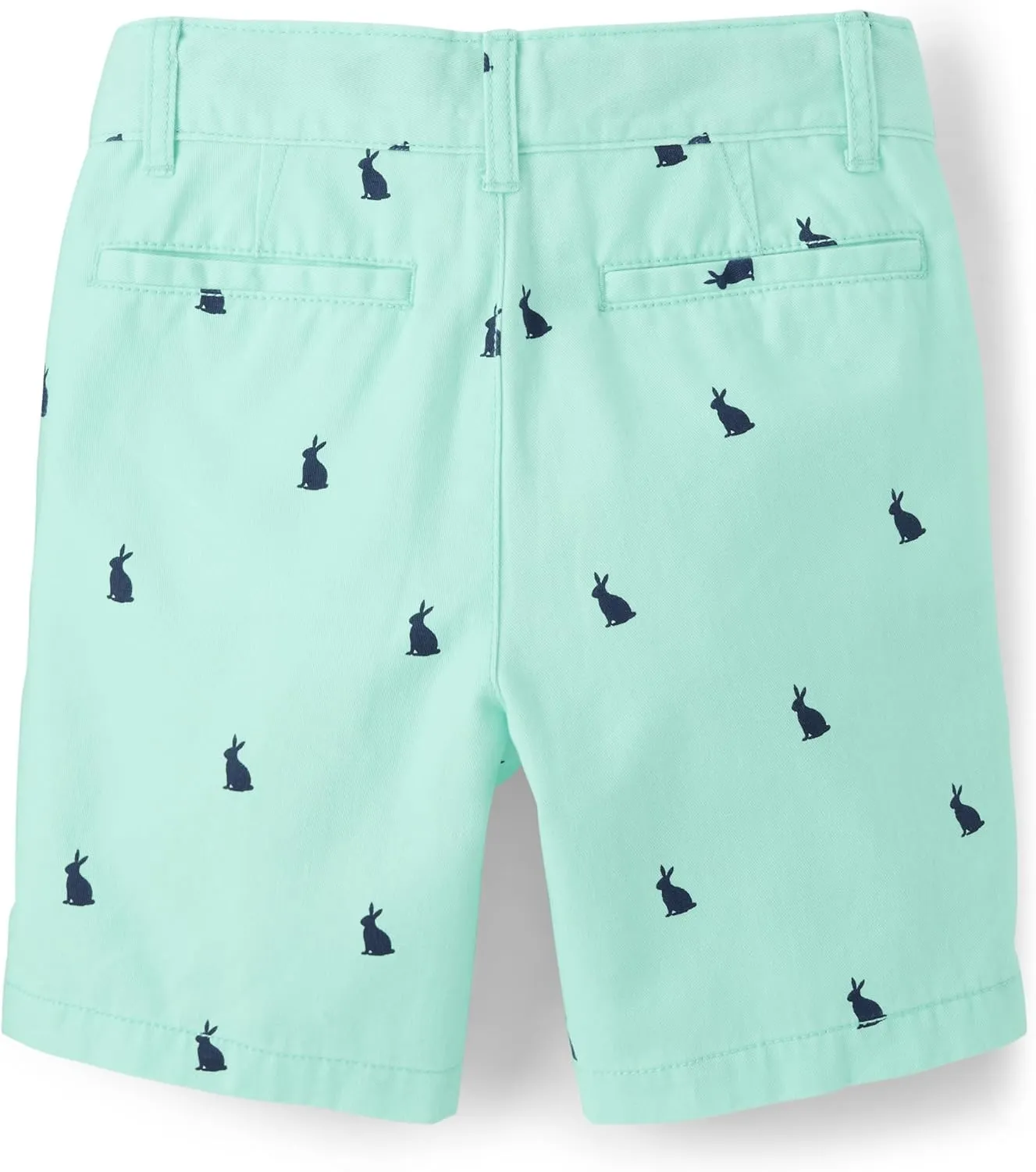 The Children's Place Boys' Print Chino Shorts Blue Radiance