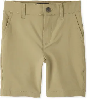 The Children's Place Boys' Uniform Quick Dry Chino Shorts