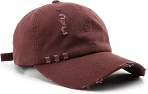 Vintage Washed Distressed Baseball Cap Unconstructed Soft Dad Hats Adjustable Trendy Trucker Hat for Mens Womens
