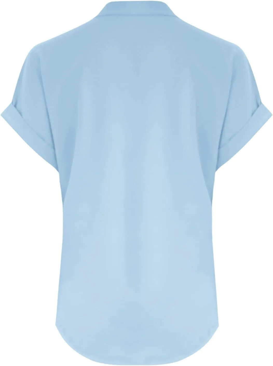 Women Cotton Linen Tees V Neck Tops Rolled Cuffed Short Sleeve Blouse Casual Loose Shirts 2025 Summer Fashion Clothes