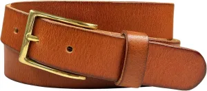 Women's 1-1/8"(30mm) wide Full Grain Genuine Leather One Piece Casual Dress Belt or Studded Punk Jean Belt