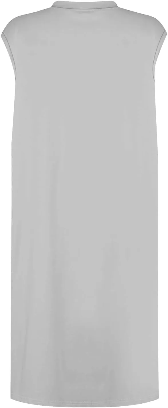 Womens 2025 Summer Beach Pockets Dress Vacation Crew Neck Sleeveless Sundress Casual Loose Printed Mini Dresses