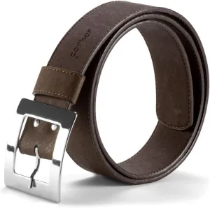 Women’s Cork Belt – Vegan Leather - Adjustable Belt – Oversize Belt - Black - 40mm Wide