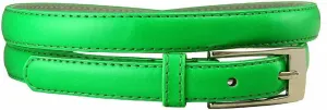Women's Dress Skinny Fashion Belts Genuine Leather 3/4" (19mm) and 1" (25mm) wide