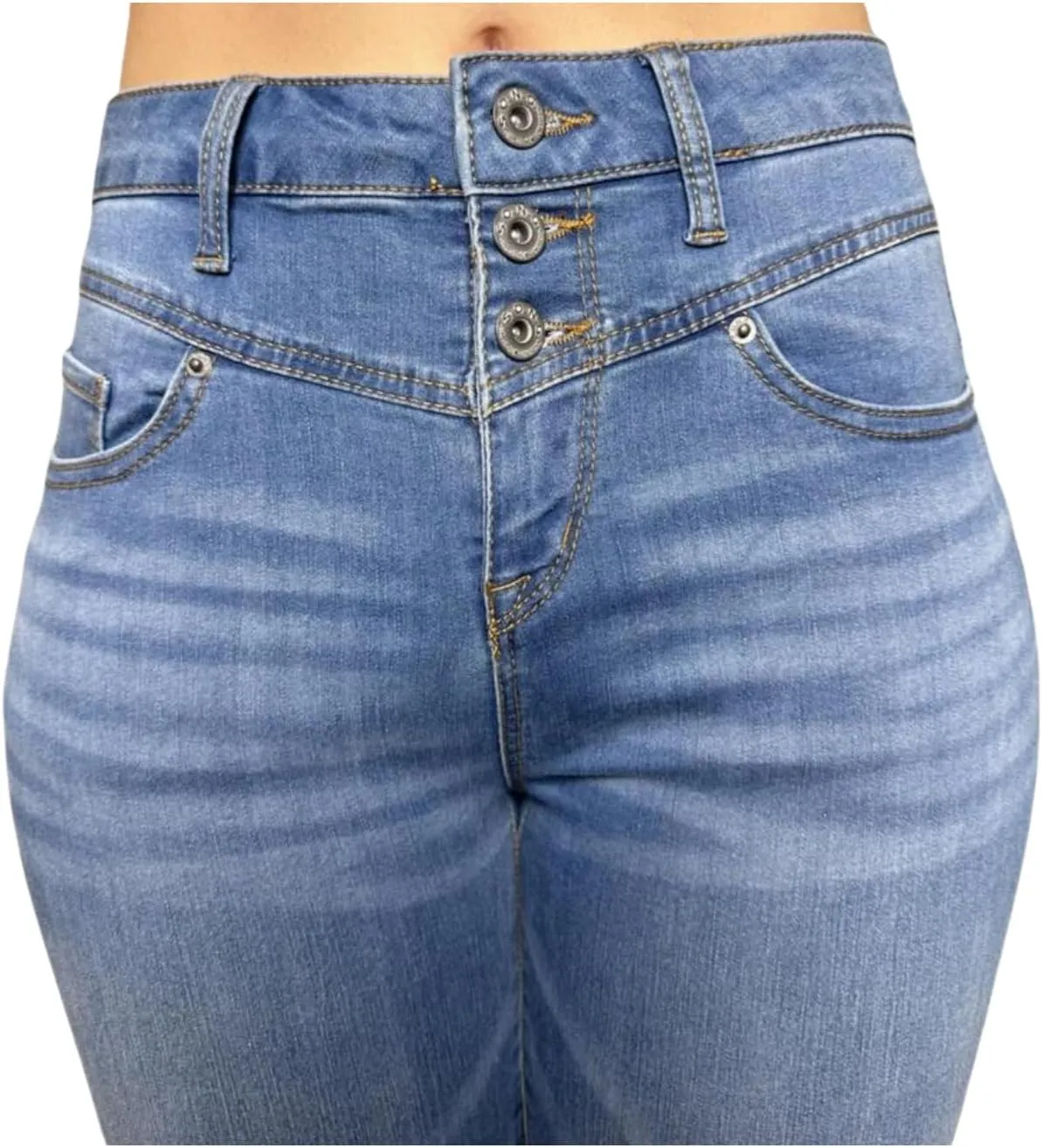 Women's Stretch Skinny Jeans Womens Classic Skinny Butt Lifting Jeans Mid Rise Slim Fit Pants for Women