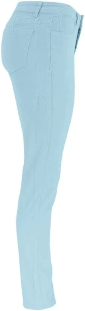 Womens Trendy Skinny Jeans High Waisted Stretch Mom Jeans Casual Dark Wash Denim Pencil Pants for Curvy Women