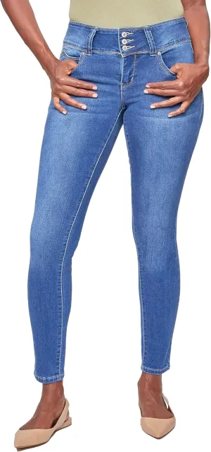 YMI Women's Sustainable Wannabettabutt Skinny Jeans