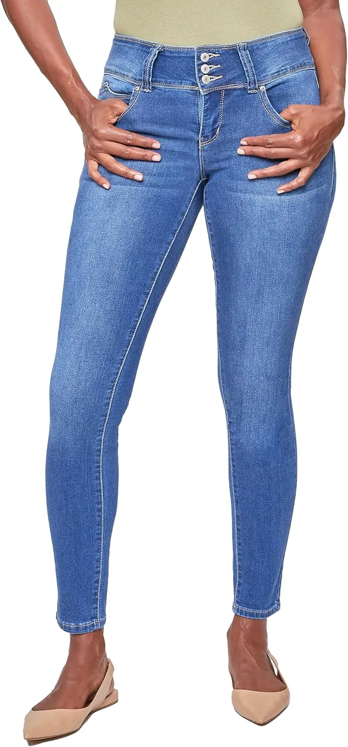 YMI Women's Sustainable Wannabettabutt Skinny Jeans